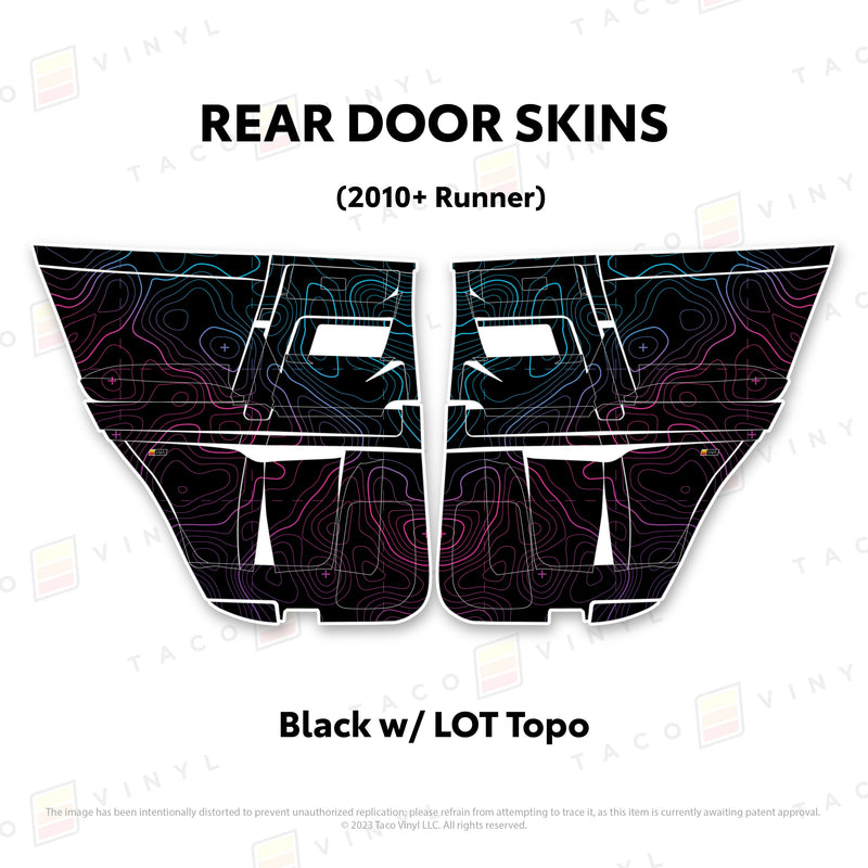 Taco Vinyl Door Skins for 4Runner (2010-2024) - Aspire Auto Accessories