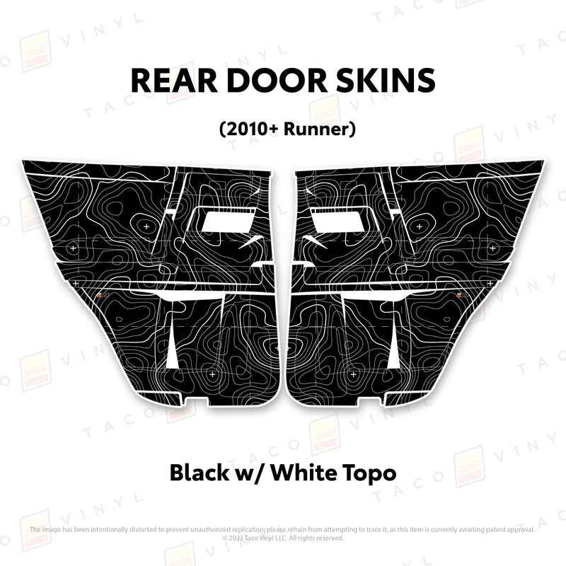 Taco Vinyl Door Skins for 4Runner (2010-2024) - Aspire Auto Accessories
