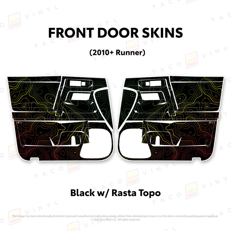 Taco Vinyl Door Skins for 4Runner (2010-2024) - Aspire Auto Accessories