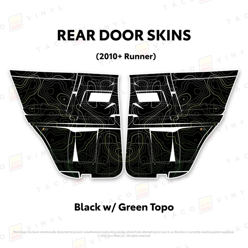 Taco Vinyl Door Skins for 4Runner (2010-2024) - Aspire Auto Accessories