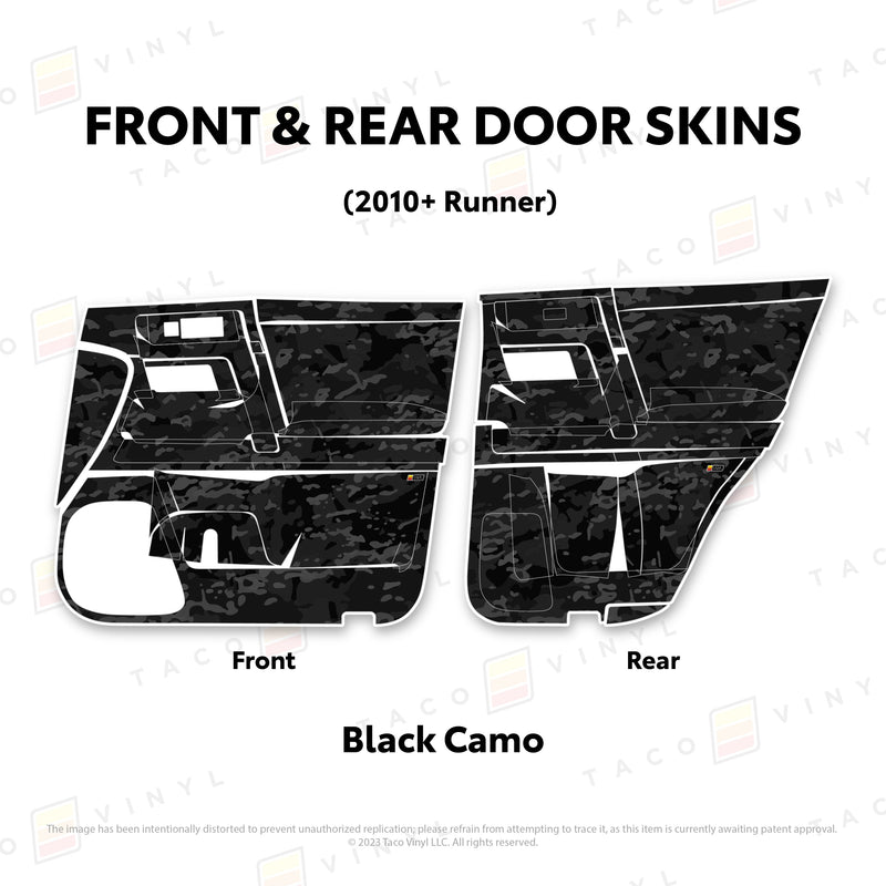 Taco Vinyl Door Skins for 4Runner (2010-2024) - Aspire Auto Accessories