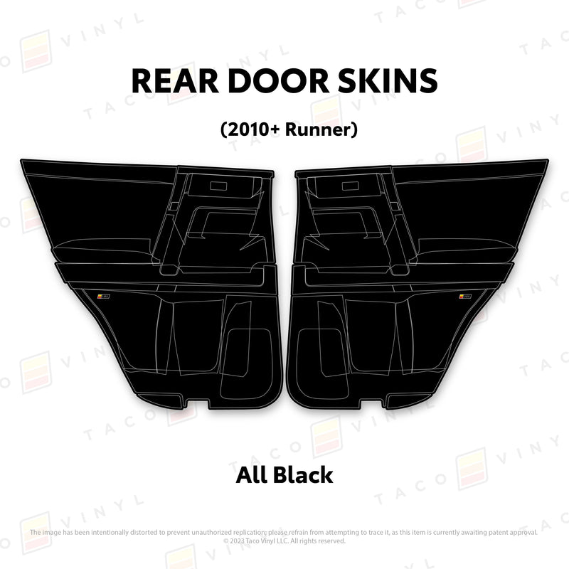 Taco Vinyl Door Skins for 4Runner (2010-2024) - Aspire Auto Accessories