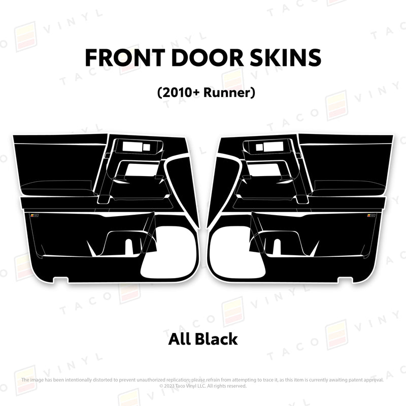 Taco Vinyl Door Skins for 4Runner (2010-2024) - Aspire Auto Accessories