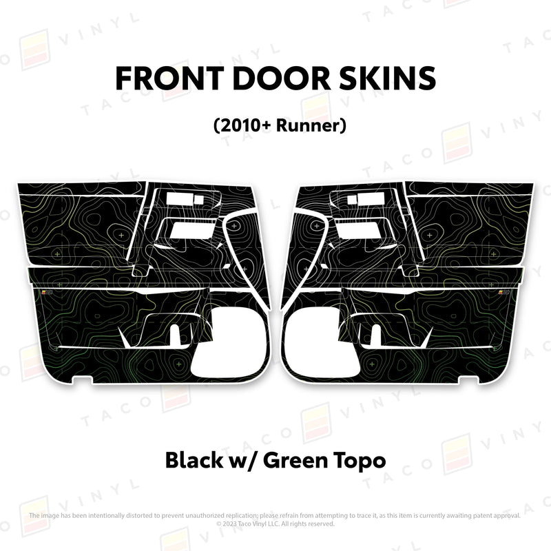 Taco Vinyl Door Skins for 4Runner (2010-2024) - Aspire Auto Accessories