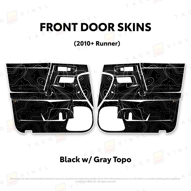 Taco Vinyl Door Skins for 4Runner (2010-2024) - Aspire Auto Accessories