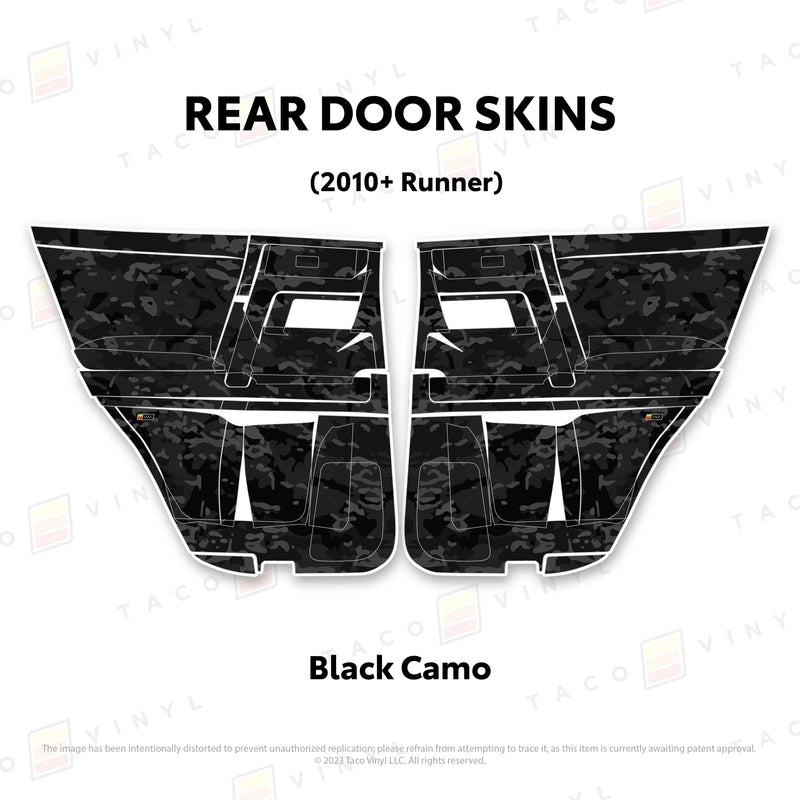 Taco Vinyl Door Skins for 4Runner (2010-2024) - Aspire Auto Accessories