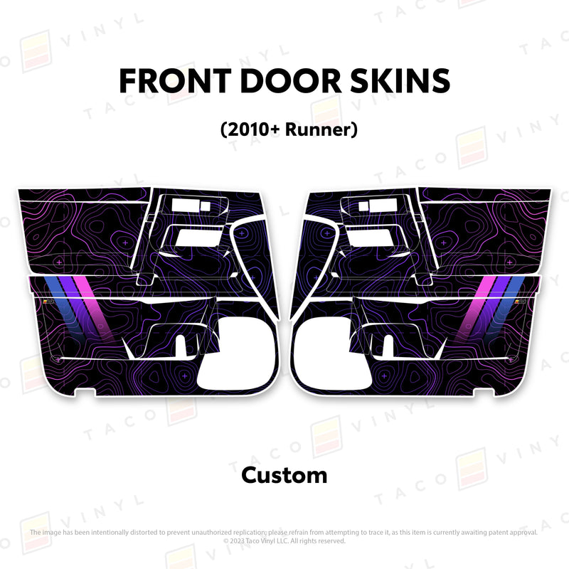 Taco Vinyl Door Skins for 4Runner (2010-2024) - Aspire Auto Accessories