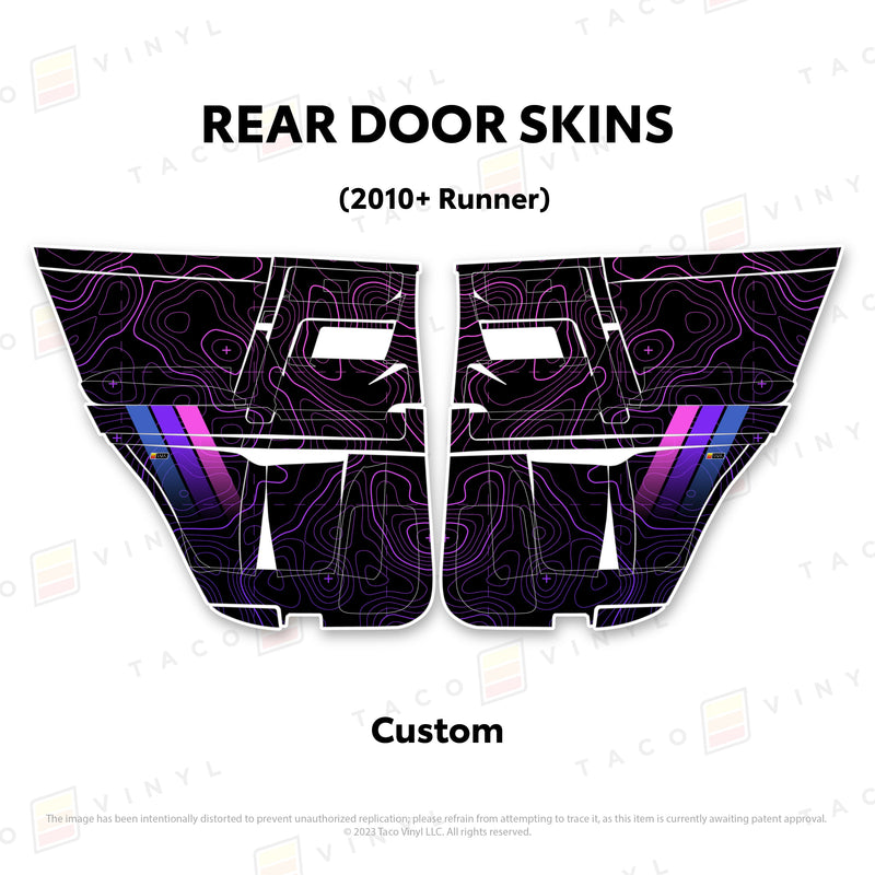 Taco Vinyl Door Skins for 4Runner (2010-2024) - Aspire Auto Accessories