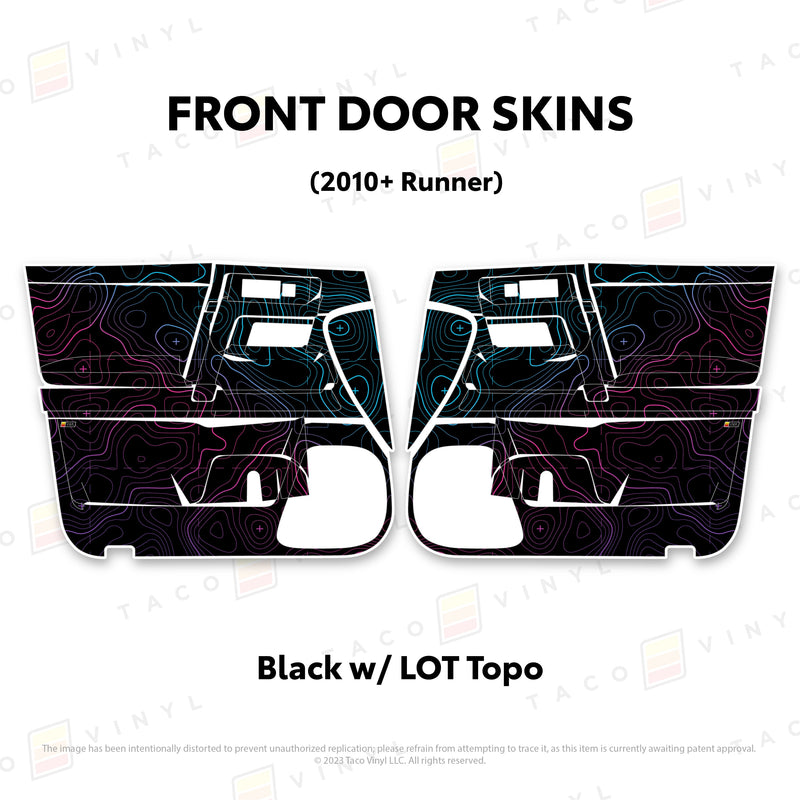 Taco Vinyl Door Skins for 4Runner (2010-2024) - Aspire Auto Accessories