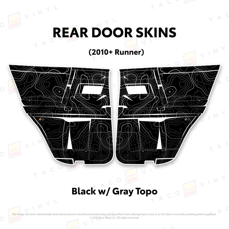 Taco Vinyl Door Skins for 4Runner (2010-2024) - Aspire Auto Accessories