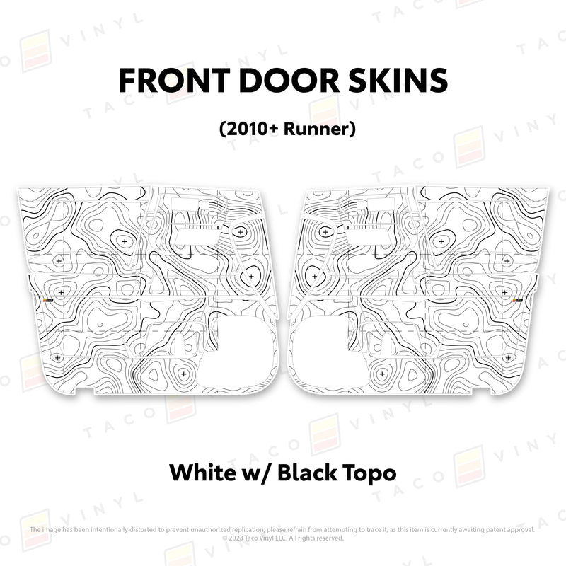 Taco Vinyl Door Skins for 4Runner (2010-2024) - Aspire Auto Accessories