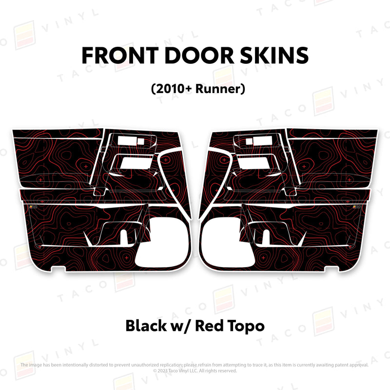 Taco Vinyl Door Skins for 4Runner (2010-2024) - Aspire Auto Accessories