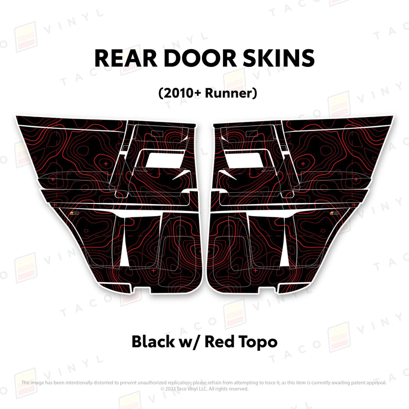 Taco Vinyl Door Skins for 4Runner (2010-2024) - Aspire Auto Accessories