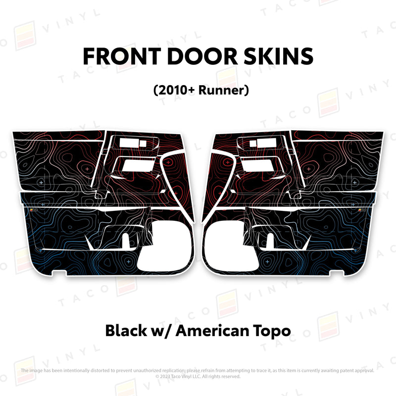 Taco Vinyl Door Skins for 4Runner (2010-2024) - Aspire Auto Accessories
