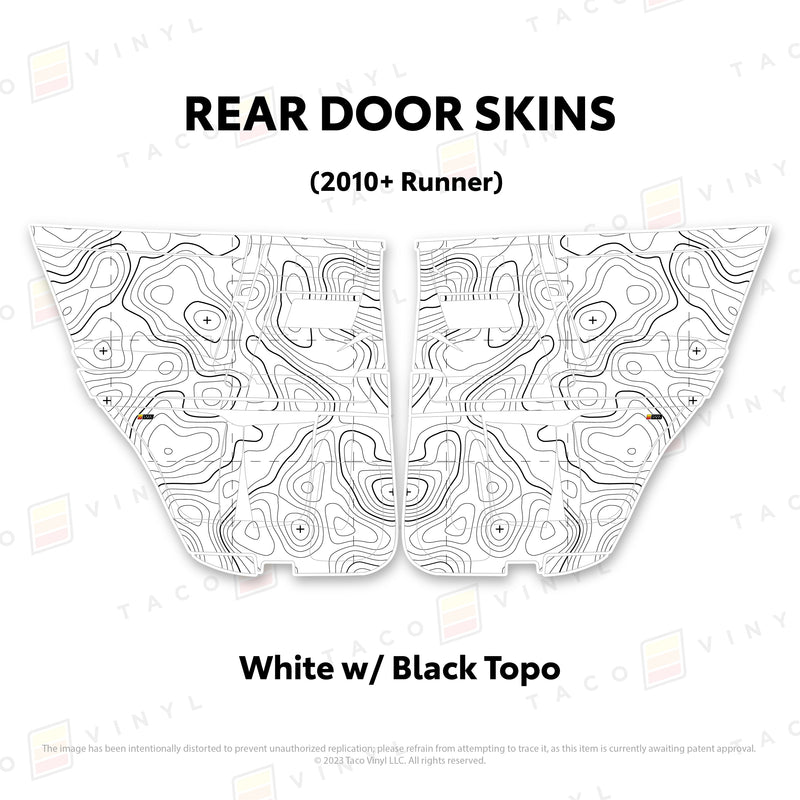 Taco Vinyl Door Skins for 4Runner (2010-2024) - Aspire Auto Accessories