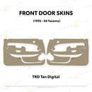 Taco Vinyl Full Door Skins for Tacoma (1995-2004) - Aspire Auto Accessories