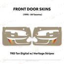 Taco Vinyl Full Door Skins for Tacoma (1995-2004) - Aspire Auto Accessories