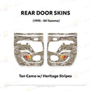 Taco Vinyl Full Door Skins for Tacoma (1995-2004) - Aspire Auto Accessories