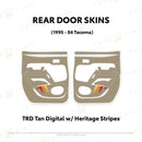 Taco Vinyl Full Door Skins for Tacoma (1995-2004) - Aspire Auto Accessories