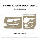 Taco Vinyl Full Door Skins for Tacoma (1995-2004) - Aspire Auto Accessories