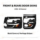 Taco Vinyl Full Door Skins for Tacoma (1995-2004) - Aspire Auto Accessories