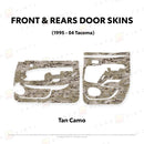 Taco Vinyl Full Door Skins for Tacoma (1995-2004) - Aspire Auto Accessories