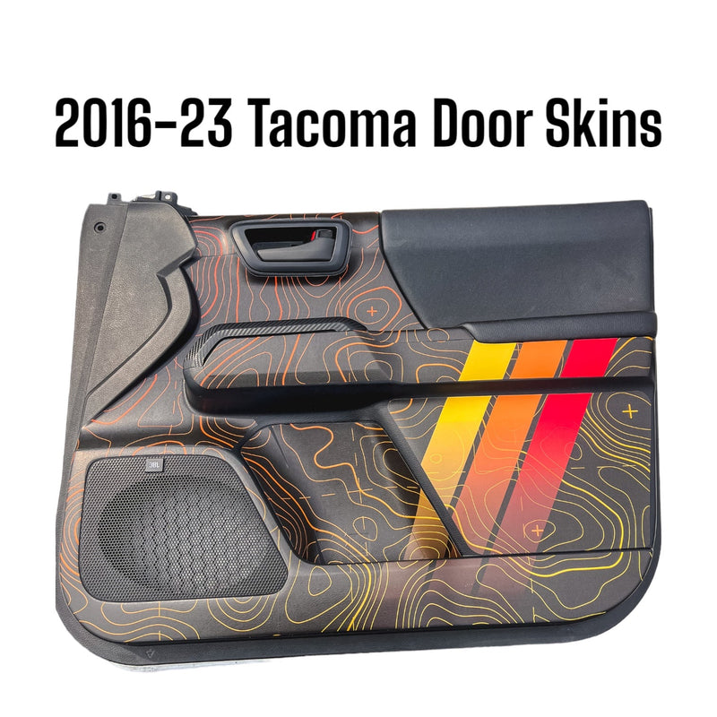 Taco Vinyl Door Skins for Tacoma (2016-2023) - Aspire Auto Accessories