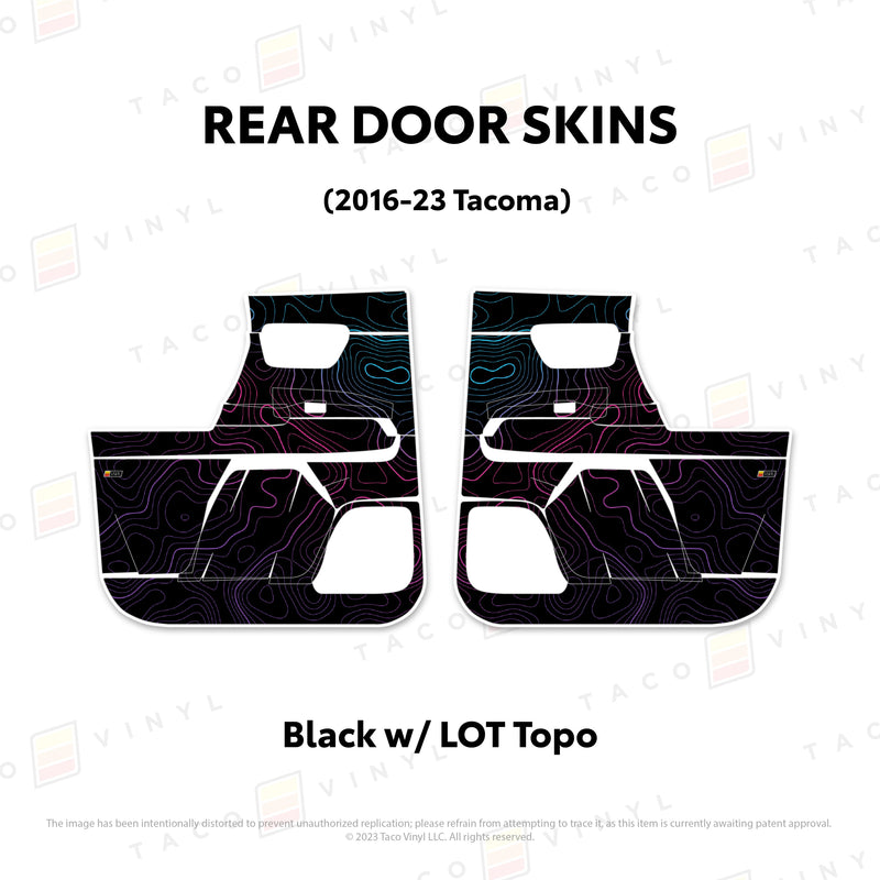 Taco Vinyl Door Skins for Tacoma (2016-2023) - Aspire Auto Accessories