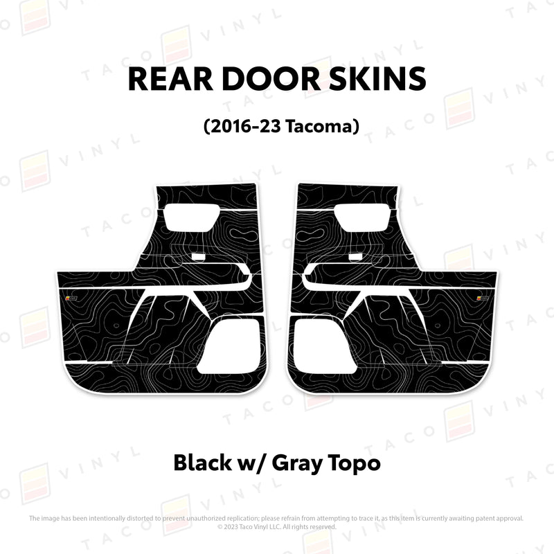 Taco Vinyl Door Skins for Tacoma (2016-2023) - Aspire Auto Accessories