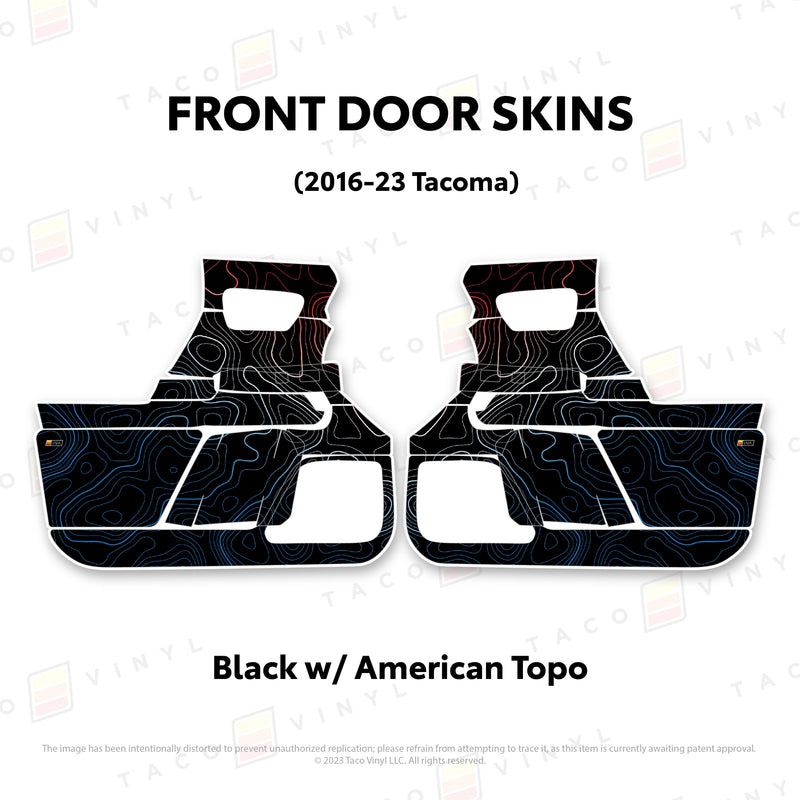 Taco Vinyl Door Skins for Tacoma (2016-2023) - Aspire Auto Accessories