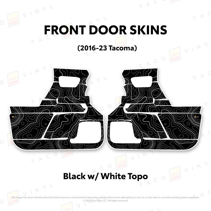 Taco Vinyl Door Skins for Tacoma (2016-2023) - Aspire Auto Accessories
