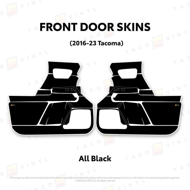 Taco Vinyl Door Skins for Tacoma (2016-2023) - Aspire Auto Accessories