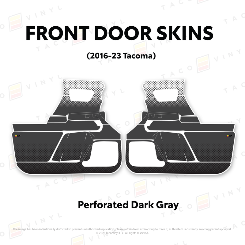 Taco Vinyl Door Skins for Tacoma (2016-2023) - Aspire Auto Accessories