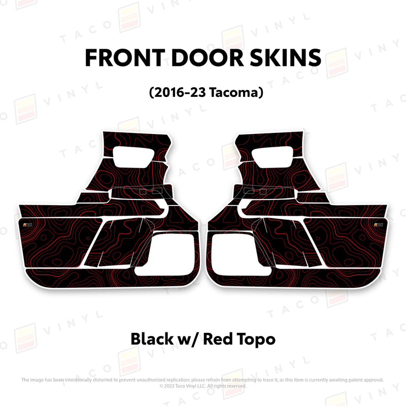 Taco Vinyl Door Skins for Tacoma (2016-2023) - Aspire Auto Accessories