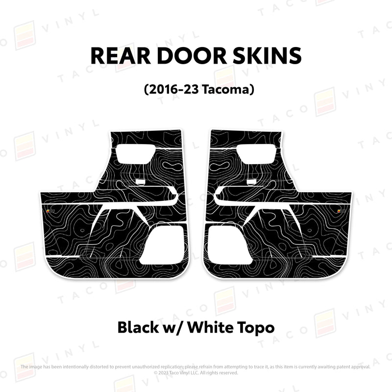 Taco Vinyl Door Skins for Tacoma (2016-2023) - Aspire Auto Accessories