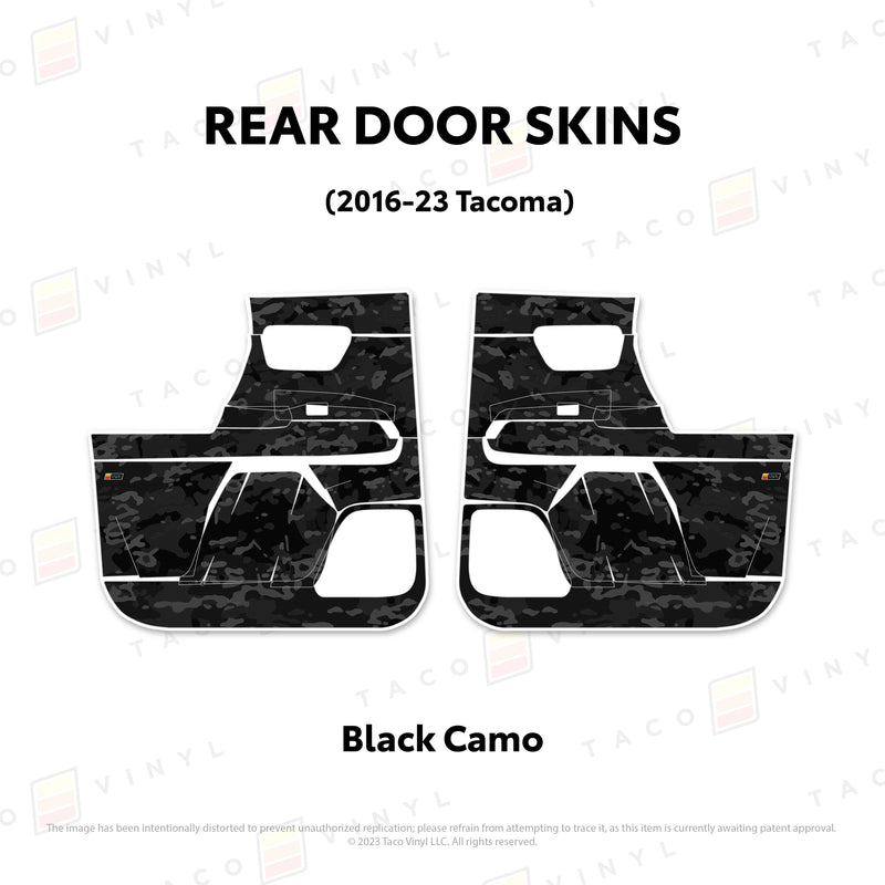 Taco Vinyl Door Skins for Tacoma (2016-2023) - Aspire Auto Accessories