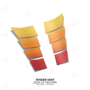 Taco Vinyl Gradient Fender Vents for Tacoma (2024-2025)