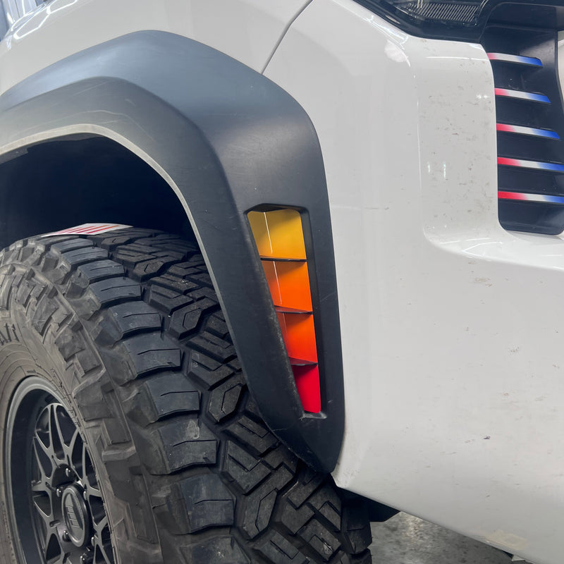 Taco Vinyl Gradient Fender Vents for Tacoma (2024-2025)