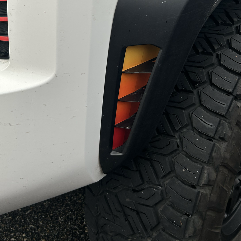 Taco Vinyl Gradient Fender Vents for Tacoma (2024-2025)