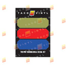 Taco Vinyl Pro Grille Decals for Tacoma (2016-2023)