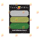Taco Vinyl Pro Grille Decals for Tacoma (2016-2023)