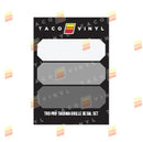 Taco Vinyl Pro Grille Decals for Tacoma (2016-2023)