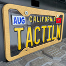 SILICONE TOPOGRAPHY LICENSE PLATE FRAME - ANTI-RATTLE, ANTI-SCRATCH - Aspire Auto Accessories