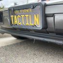 SILICONE TOPOGRAPHY LICENSE PLATE FRAME - ANTI-RATTLE, ANTI-SCRATCH - Aspire Auto Accessories