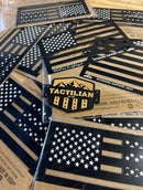 Tactilian Coyote Tan Stars and Stripes PVC Patch - Aspire Auto Accessories