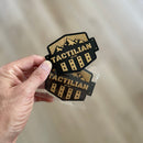 Tactilian Coyote Tan Stars and Stripes PVC Patch - Aspire Auto Accessories