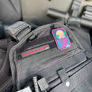 Free Man Retro Miami PVC Patch - Aspire Auto Accessories