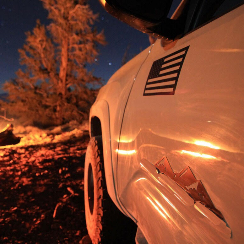 Tactilian Badge Mountain Range Magnet for Tacoma (2016-2025)