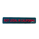“Not Legal in California” PVC Patch - Aspire Auto Accessories