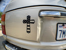 Tactilian God and Country American Flag Cross Magnet - Aspire Auto Accessories